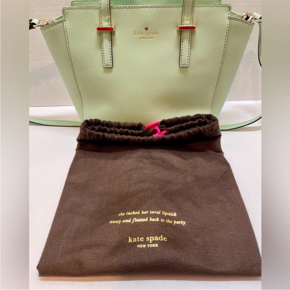 Kate Spade NWT Saffiano Cedar Street
Small Hayden Crossbody/Satchel
Mintmojito - Picture 10 of 10